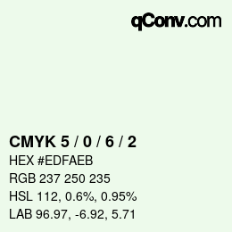 Color code: CMYK 5 / 0 / 6 / 2 | qconv.com