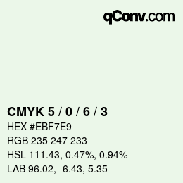 Color code: CMYK 5 / 0 / 6 / 3 | qconv.com