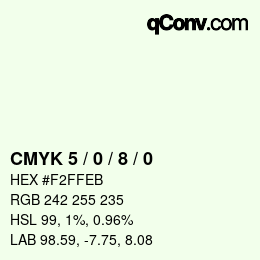 Color code: CMYK 5 / 0 / 8 / 0 | qconv.com