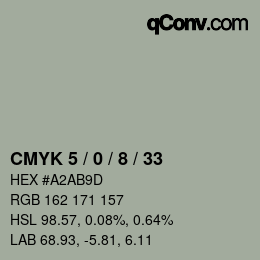 Color code: CMYK 5 / 0 / 8 / 33 | qconv.com