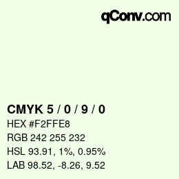 Color code: CMYK 5 / 0 / 9 / 0 | qconv.com