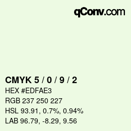 Color code: CMYK 5 / 0 / 9 / 2 | qconv.com