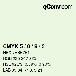 Color code: CMYK 5 / 0 / 9 / 3 | qconv.com