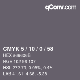 Color code: CMYK 5 / 10 / 0 / 58 | qconv.com