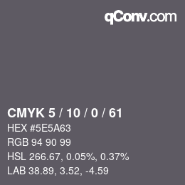 Color code: CMYK 5 / 10 / 0 / 61 | qconv.com