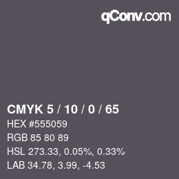 Color code: CMYK 5 / 10 / 0 / 65 | qconv.com