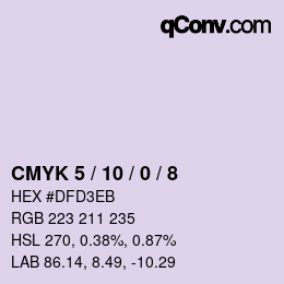 Color code: CMYK 5 / 10 / 0 / 8 | qconv.com