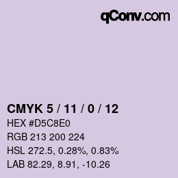 Color code: CMYK 5 / 11 / 0 / 12 | qconv.com