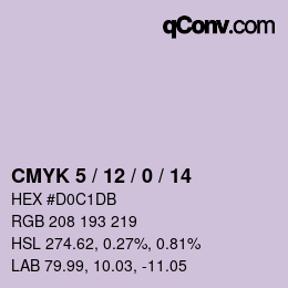 Color code: CMYK 5 / 12 / 0 / 14 | qconv.com
