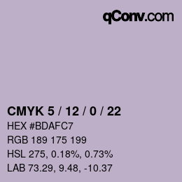 Color code: CMYK 5 / 12 / 0 / 22 | qconv.com