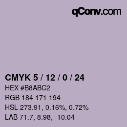 Color code: CMYK 5 / 12 / 0 / 24 | qconv.com