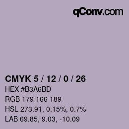 Color code: CMYK 5 / 12 / 0 / 26 | qconv.com