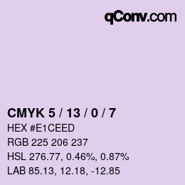 Color code: CMYK 5 / 13 / 0 / 7 | qconv.com