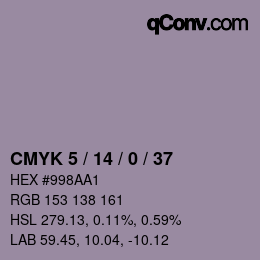 Color code: CMYK 5 / 14 / 0 / 37 | qconv.com