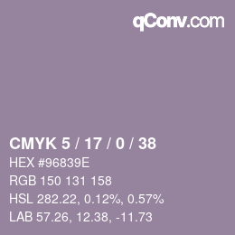 Color code: CMYK 5 / 17 / 0 / 38 | qconv.com