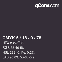 Color code: CMYK 5 / 18 / 0 / 78 | qconv.com