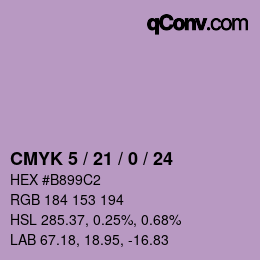 Color code: CMYK 5 / 21 / 0 / 24 | qconv.com