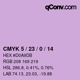 Color code: CMYK 5 / 23 / 0 / 14 | qconv.com