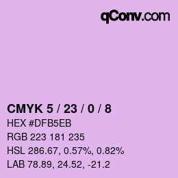 Color code: CMYK 5 / 23 / 0 / 8 | qconv.com