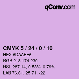 カラーコード: CMYK 5 / 24 / 0 / 10 | qconv.com