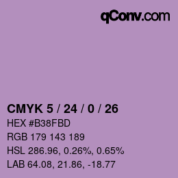 カラーコード: CMYK 5 / 24 / 0 / 26 | qconv.com