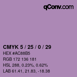Color code: CMYK 5 / 25 / 0 / 29 | qconv.com