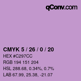Color code: CMYK 5 / 26 / 0 / 20 | qconv.com