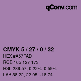 颜色代码: CMYK 5 / 27 / 0 / 32 | qconv.com