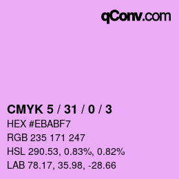 Color code: CMYK 5 / 31 / 0 / 3 | qconv.com