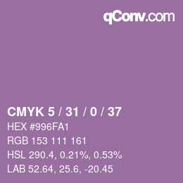 Color code: CMYK 5 / 31 / 0 / 37 | qconv.com