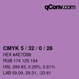 Color code: CMYK 5 / 32 / 0 / 28 | qconv.com