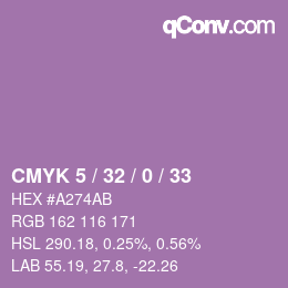Color code: CMYK 5 / 32 / 0 / 33 | qconv.com
