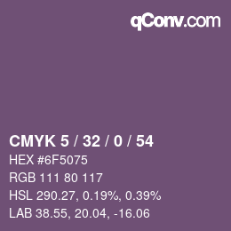 Color code: CMYK 5 / 32 / 0 / 54 | qconv.com