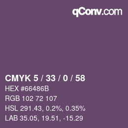 カラーコード: CMYK 5 / 33 / 0 / 58 | qconv.com