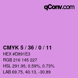カラーコード: CMYK 5 / 36 / 0 / 11 | qconv.com