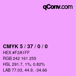 Color code: CMYK 5 / 37 / 0 / 0 | qconv.com