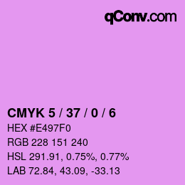 Color code: CMYK 5 / 37 / 0 / 6 | qconv.com