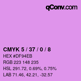 Color code: CMYK 5 / 37 / 0 / 8 | qconv.com