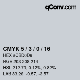 Color code: CMYK 5 / 3 / 0 / 16 | qconv.com