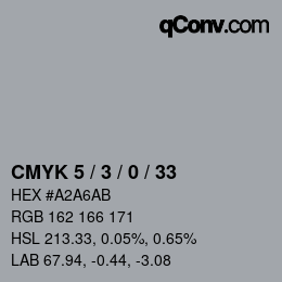 Color code: CMYK 5 / 3 / 0 / 33 | qconv.com