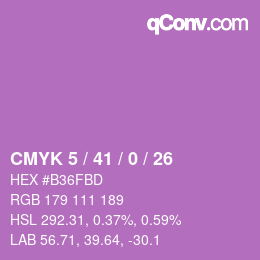 Farbcode: CMYK 5 / 41 / 0 / 26 | qconv.com