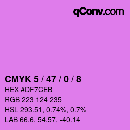 Color code: CMYK 5 / 47 / 0 / 8 | qconv.com