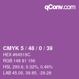 Color code: CMYK 5 / 48 / 0 / 39 | qconv.com