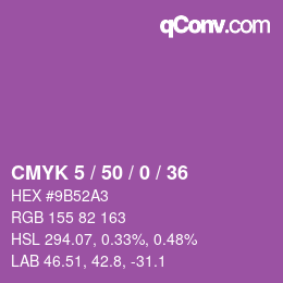 Color code: CMYK 5 / 50 / 0 / 36 | qconv.com