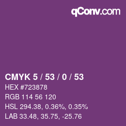 Color code: CMYK 5 / 53 / 0 / 53 | qconv.com