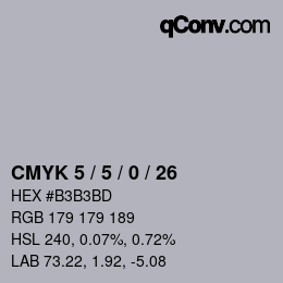 Color code: CMYK 5 / 5 / 0 / 26 | qconv.com