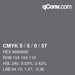 Color code: CMYK 5 / 5 / 0 / 57 | qconv.com