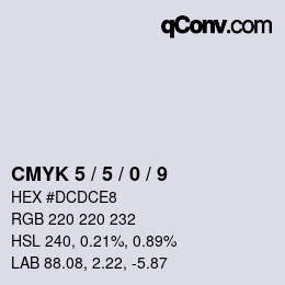 Color code: CMYK 5 / 5 / 0 / 9 | qconv.com
