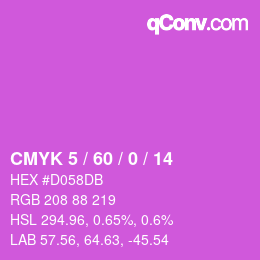 Color code: CMYK 5 / 60 / 0 / 14 | qconv.com