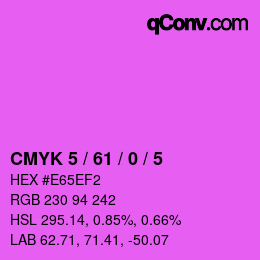 Color code: CMYK 5 / 61 / 0 / 5 | qconv.com